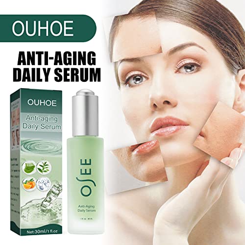 Anti Aging Serum for Face, Lightweight & Non-Greasy Serum，Vitamin C Serum,Face Serum for Women,Moisturizing Skin Brightening Wrinkle Reducing Lotion Facial Skin Care Products (30ml)