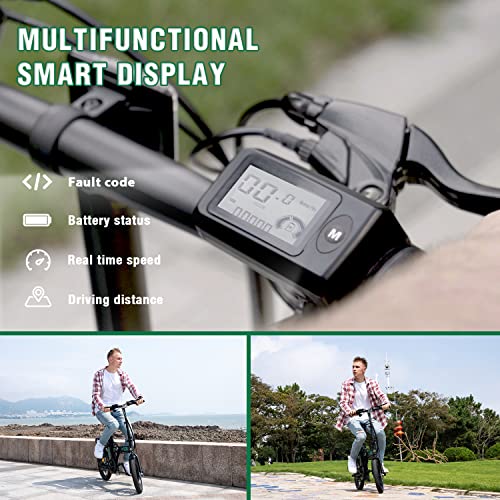 HITWAY Electric Bike E-Bike Foldable City Bikes 8.4h Battery, 250W Motor, Assist Range Up to 35-70Km BK5