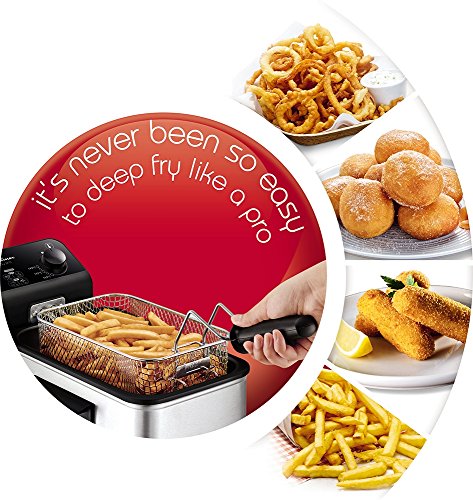 Tefal Easy Pro FR333040 Semi-Professional Deep Fryer, Grey and Black, 1 kg, 4 Portions