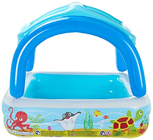 Bestway 52192 Canopy Inflatable Kids Paddling Pool, 114.0 cm*140.0 cm*140.0 cm