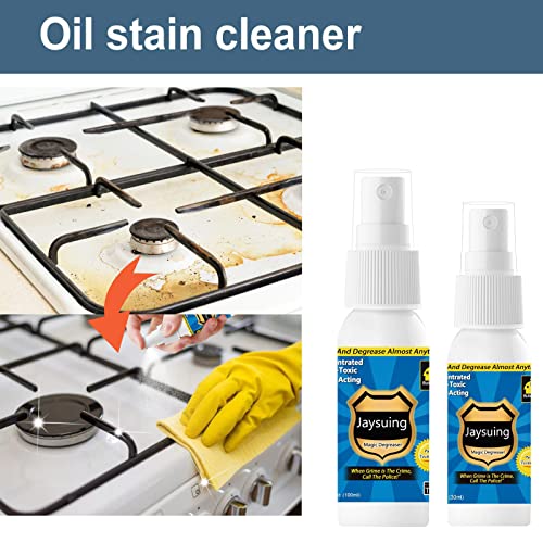 JAYSUING 30ml/100ml Boxed Grease Cleaner - 1Pcs Grease Cleaner Household Kitchen Grease Dirt Cleaning Supplies (Multicolor, A)