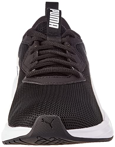 PUMA Unisex Incinerate Running Shoe, Black White, 12 UK