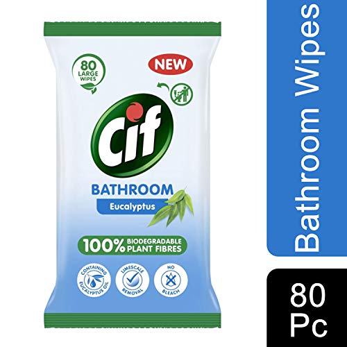 Cif & Domestos Uni Student Essentials Cleaning Kit - Pack of 10 Bathroom & Kitchen Cleaning Products