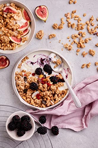 FUEL10K Protein Boosted, Chunky Granola, Super Berry, 6 x 400 Gram Box - High Fibre, Vitamin Boosted, Vegan Cereal with Mixed Fruit Pieces, Jumbo Oats & Pumpkin Seeds