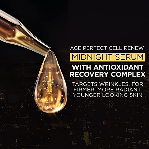 L'Oreal Paris Midnight Serum Cell Renew, Age Perfect Anti-Oxidant Recovery Complex Night Serum For Anti- Wrinkle, Firmness And Radiance, 30ml