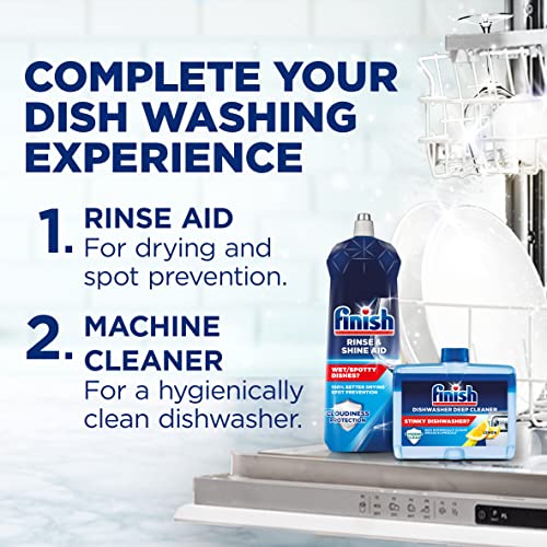 Finish All in One Dishwasher Tablets Bulk | Scent : LEMON | Size: 90 Dishwasher Tabs |For Everyday Clean and Shine