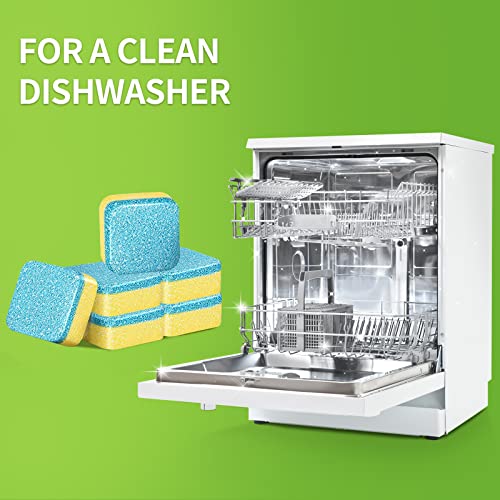 NATRUTH Dishwasher Cleaner And Deodorizer Tablets -30 Pack for Deep Cleaning, Deodorizing & Protecting, Prevents Buildup for Optimal Dishwasher Performance