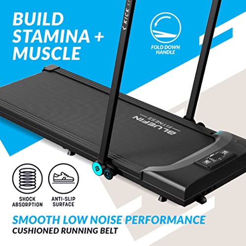 Bluefin Fitness Walking Pad | Treadmill for Under the Desk | Perfect for your home and Foldable | Compact Walking Pad Treadmills | Kinomap Connectivity | Lightweight with Folding Handlebar