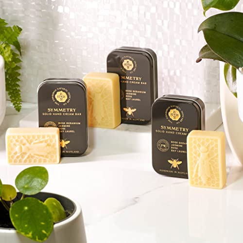 Moisturising Solid Hand Cream Bars | For Dry & Sensitive Hands | Symmetry Scent | Natural Hand Cream | No Sticky Residue | Luxury Gift | Cruelty Free | Edinburgh Skincare