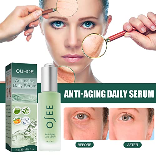 Anti Aging Serum for Face, Lightweight & Non-Greasy Serum，Vitamin C Serum,Face Serum for Women,Moisturizing Skin Brightening Wrinkle Reducing Lotion Facial Skin Care Products (30ml)