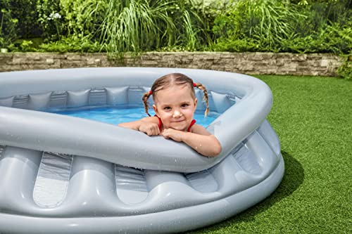 Bestway BW51080B Spaceship Paddling Pool - Grey, 1.57 m x 41 cm