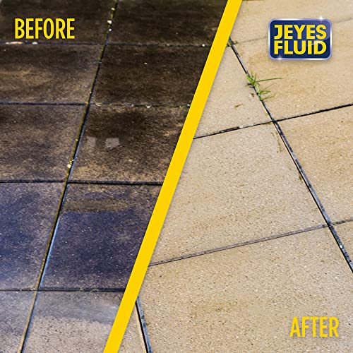 Jeyes Fluid Ready-To-Use Outdoor Cleaner and Disinfectant for Paths, Patios, Driveways and Pet Housing, Blue, 4 Litre