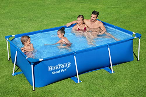 Bestway Rectangular Frame Swimming Pool, Steel Pro, 7.3 ft