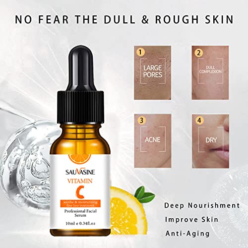 Vitamin C Serum Dark Spot Remover for Face, Anti Aging face serum, Skin Care Facial Serum Oil Hyperpigmentation Treatment Beauty Skincare for Women, 1 oz