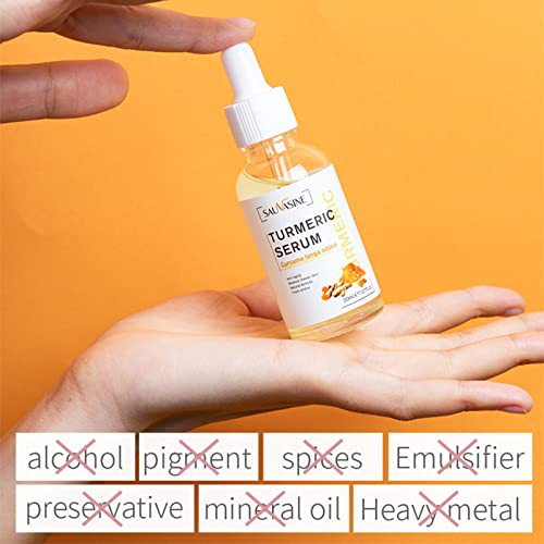 Turmeric Face Serum for Women,Hydrating Serum,Serum Face Oils,Anti Aging Brightening Face Serum for Pure Skin Glow,Reduce Wrinkles and Dark Spots,Skin Care Moisturizing Repair Serum for Face and Body