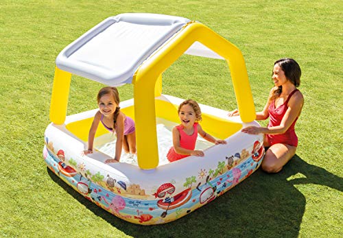 Intex 57470EP Sun Shade Pool Summer Beach Garden Bath Toys, 1.57m x 1.22m