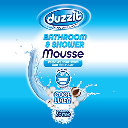 Duzzit® Cool Linen Bathroom Cleaning Mousse