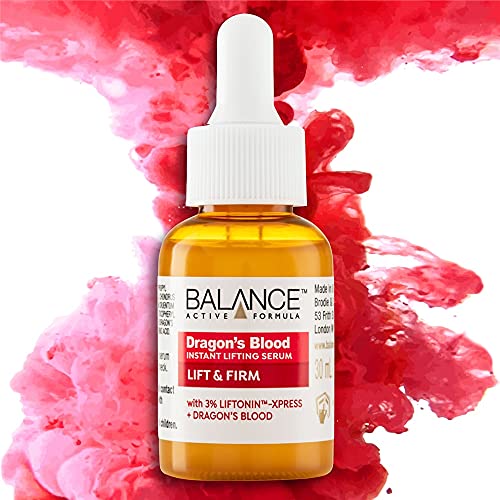 Balance Active Formula Dragon's Blood Instant Lifting Serum (30ml) - Lightweight & Non-Greasy Serum for Firmer Looking Skin and Reducing the Appearance of Wrinkles