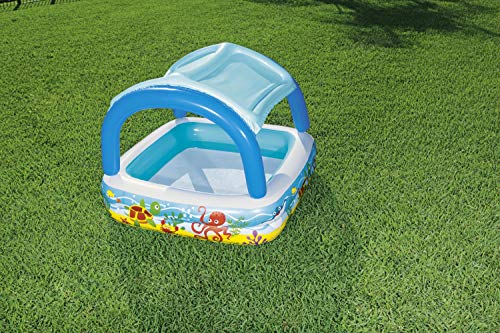 Bestway 52192 Canopy Inflatable Kids Paddling Pool, 114.0 cm*140.0 cm*140.0 cm