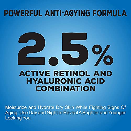 Retinol Moisturizer Cream,ETRONG Anti-aging Wrinkle Night/Day Cream for Face and Eye with 2.5% Retinol,Hyaluronic,Vitamin E and Jojoba Oil (50 ml)