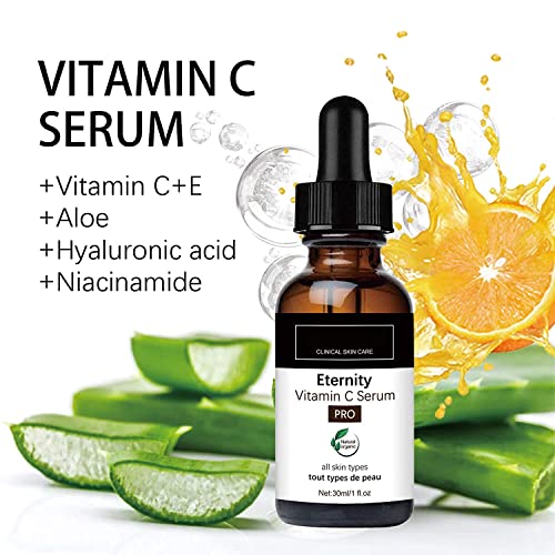 EELHOE Eternity Vitamin C Serum, Eelhoe Vitamin C Serum, Vitamin C Serum for Face Dark Spots, Brightening Serum for Dark Spots (3PCS)