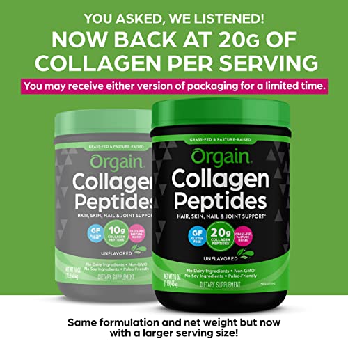 Orgain Collagen Peptides Unflavoured 454 g