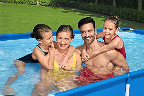 Bestway 56405 Steel Pro Family Pool - Steel Frame Swimming Pool - Blue, 400 x 211 x 81 cm