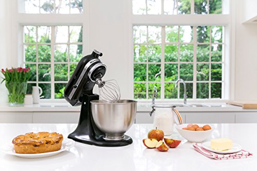 KitchenAid 5K45SSBOB Classic Stand Mixer, 4.3 Litre, 275 W, Onyx Black