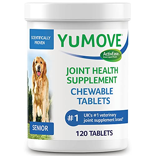 YuMOVE Daily Bites For Senior Dogs | High Strength Hip and Joint Supplement| Aged 9+ | 150 Chews & YuMOVE Senior Dog | High Strength Hip and Joint Supplement Designed for Older| Aged 9+ | 120 Tablets