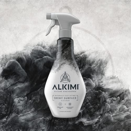 Alkimi Ultimate Collection Cleaning Pack 6 x 500ml - 2X Multi-Purpose Cleaner, 1x Bathroom Cleaner, 1x Kitchen Cleaner, 1x Window Cleaner & 1x Shiny Surface Cleaner - All Natural Antibacterial Spray