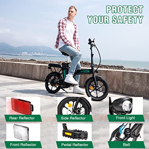 HITWAY Electric Bike E-Bike Foldable City Bikes 8.4h Battery, 250W Motor, Assist Range Up to 35-70Km BK5