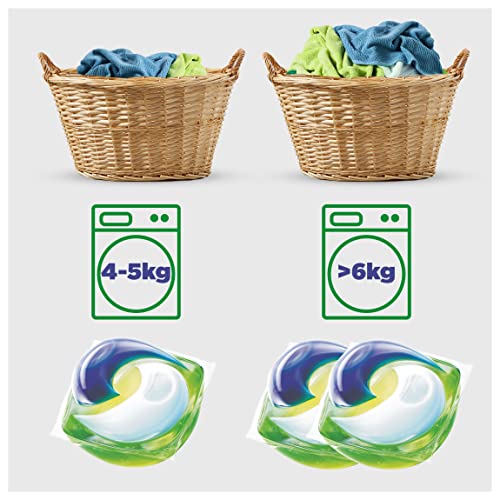 Ariel All-in-1 PODS Washing Liquid Laundry Detergent Tablets / Capsules, 128 Washes (64 x 2), Fresh Meadow, Brilliant Cleaning Even In A Cold Wash, Freshens Fabrics