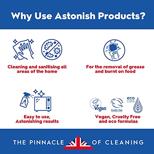 Astonish All In 1 Powerful Cleaning Dishwasher Tablets with Salt and Rinse Aid, Mega Pack of 100 Tablets, Lemon Fresh