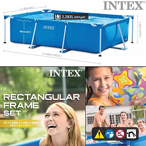 Intex INTEX FAMILY 260X160X65 cm Frame Swimming Pool Set with Filter Pump 2827104