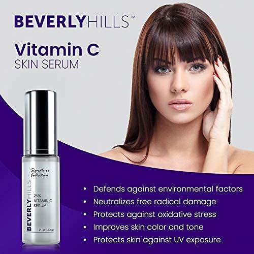 Vitamin C Serum for Face (25%) with L-Ascorbic Acid for Hyperpigmentation