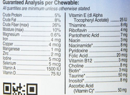 Nutri-Vet Senior-Vite Chewables for Dogs - Daily Vitamin and Mineral Support for Senior Dogs to Help Maintain Peak Condition - 120 Count