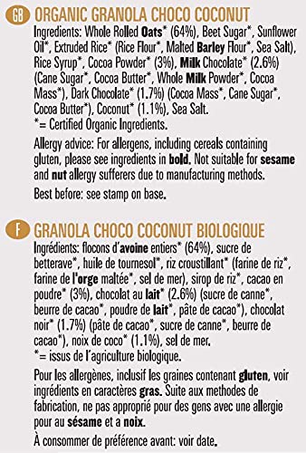 Biona Organic Choco-Coconut Granola, 375g