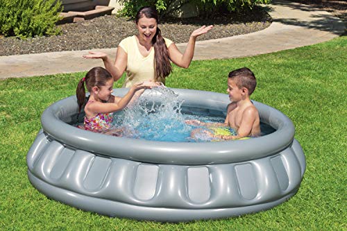 Bestway BW51080B Spaceship Paddling Pool - Grey, 1.57 m x 41 cm