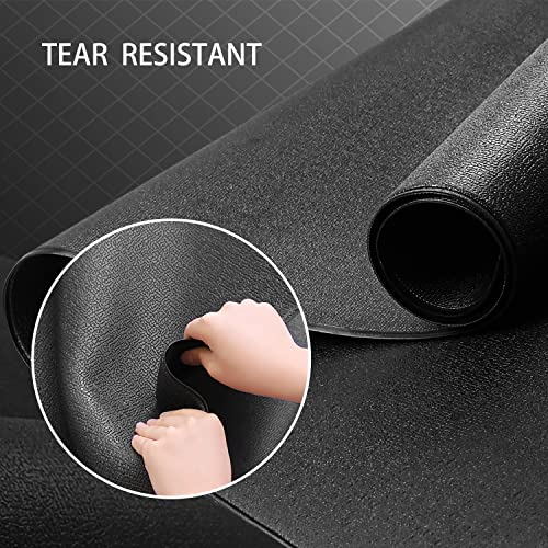 PROIRON Exercise Equipment Mat, Heavy-Duty Floor Protector Mat Non-slip for Exercise Bike, Weight Bench, Rowing Machine, Cross Trainer and Other Home Gym Equipment, 120cm x 60cm, Black