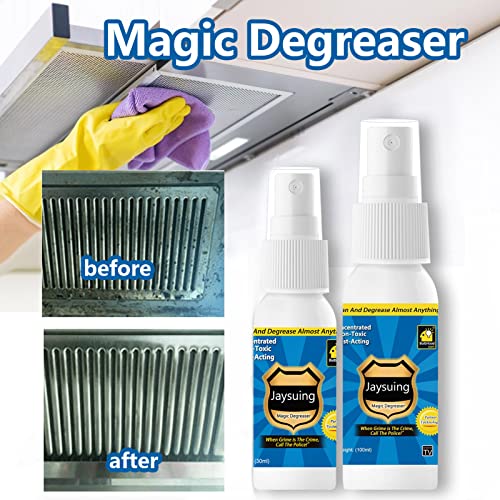 JAYSUING 30ml/100ml Boxed Grease Cleaner - 1Pcs Grease Cleaner Household Kitchen Grease Dirt Cleaning Supplies (Multicolor, A)