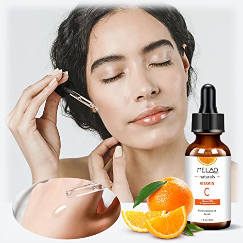 Vitamin C Serum Face Serum, With Hyaluronic Acid,Vitamin E,20% Vitamin C, Skin Care For Hydrate, Brightening, Dark Spot Remover For Face, Organic & Vegan Formula – Restore&Boost Collagen (30ml)