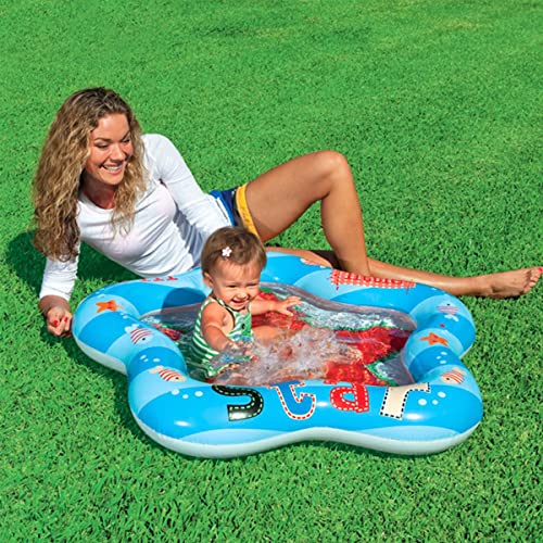 Liwein Inflatable Paddling Pools, Portable Baby Paddling Pool with Air Pump Small Swimming Pools Paddling Pools for Kids Kiddie Swimming Pool for Gardens Outdoor Backyard Inflatable Paddling Pools