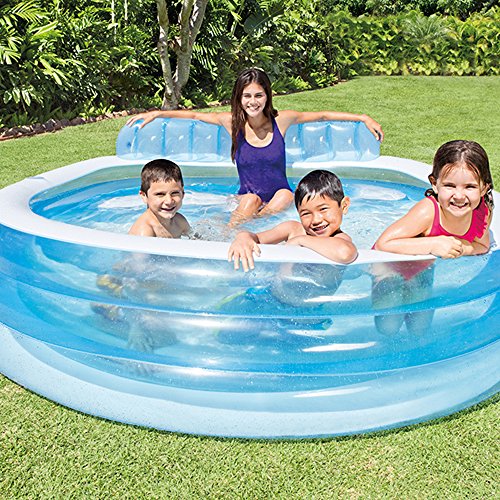 Intex 57190NP Swim Center Family Lounge Pool, 229 x 218 x 76 cm